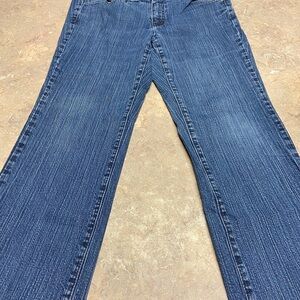 Liz & Co. Women's Boot Cut Jeans in Deep Blue